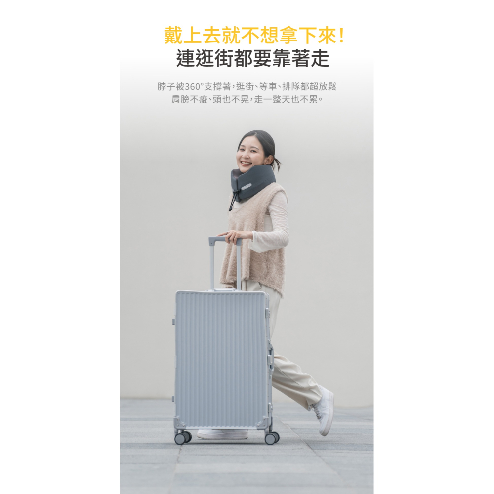 bonson 好好頸枕 外出頸枕 休息頸枕 旅遊頸枕 汽車頸枕 飛機頸枕 午休頸枕-細節圖11