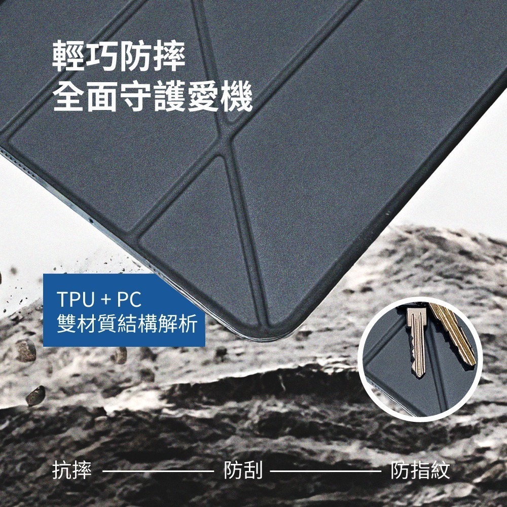 eiP 晶透 lite可拆式保護殼  iPad Pro M4 Air 平板套 iPad保護套-細節圖6