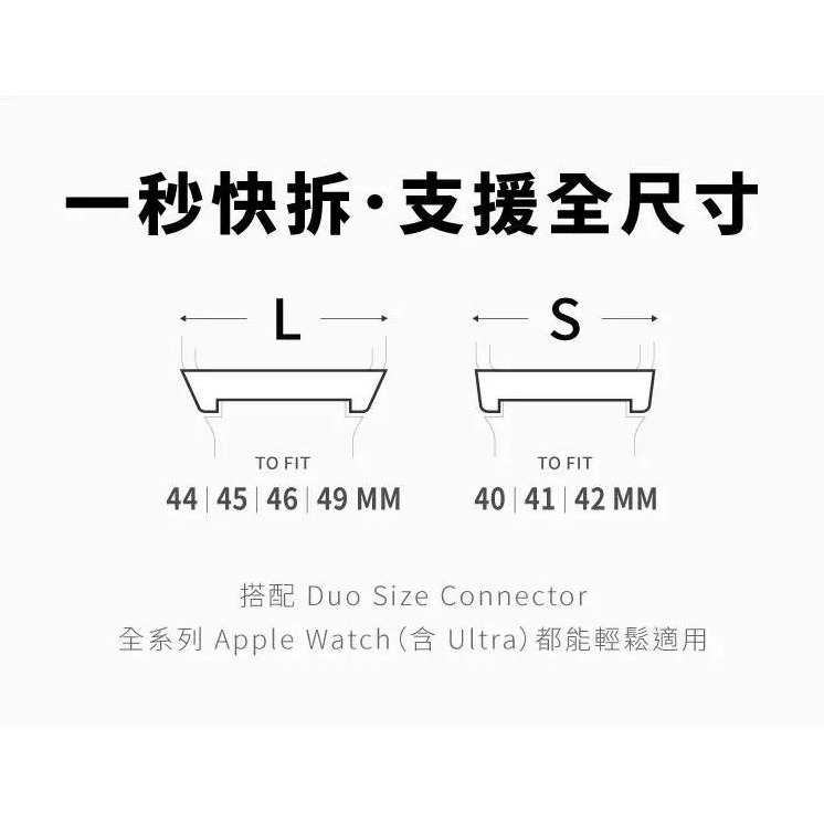 UNIQ｜Fluo 雙錶扣組合磁吸錶帶 for Apple Watch-細節圖5