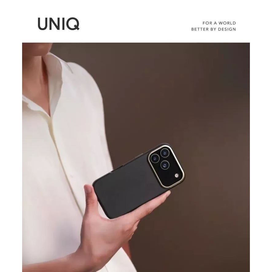 UNIQ｜Lyden Magclick 耐刮皮革磁吸保護殼 適用 iPhone 17系列-細節圖2