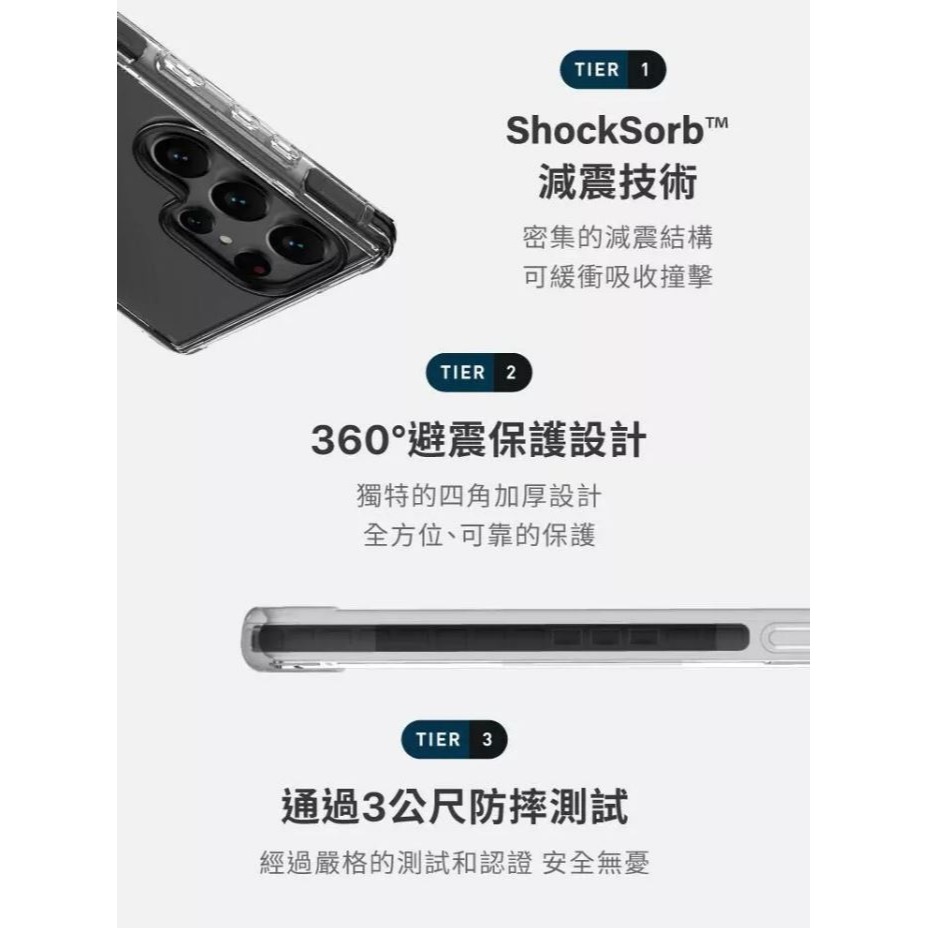 UNIQ｜Combat 四角強化軍規等級防摔三料保護殼 適用 三星 Galaxy S25系列-細節圖4