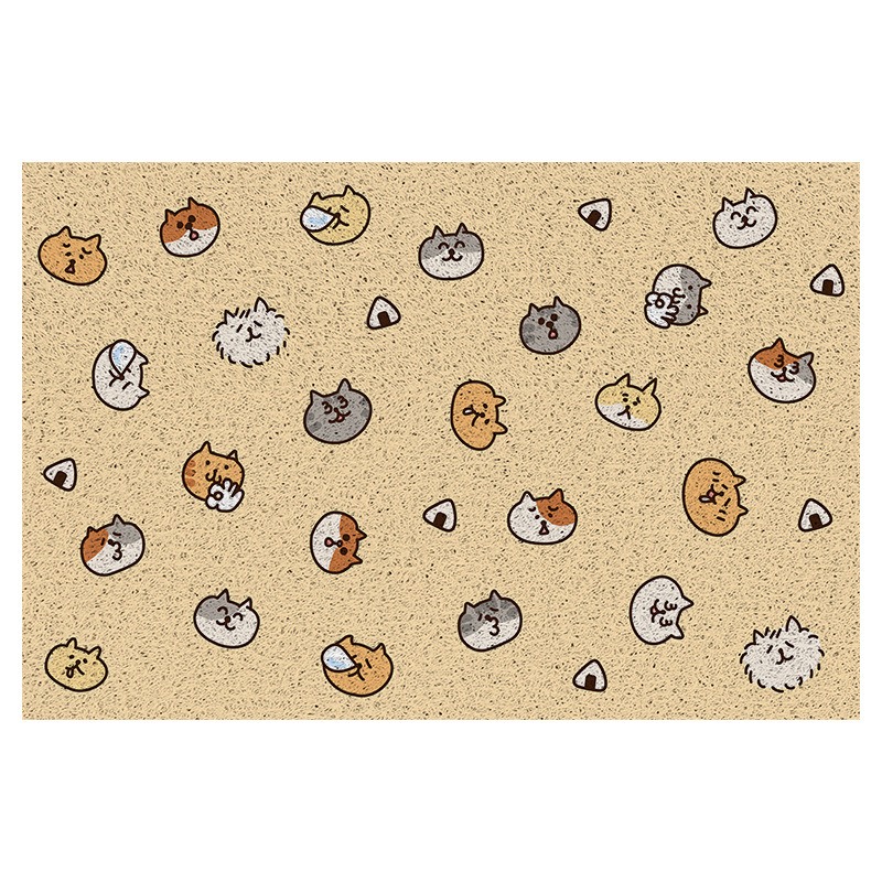 可愛貓砂盆寵物專用地墊（貓砂防濺）-規格圖4