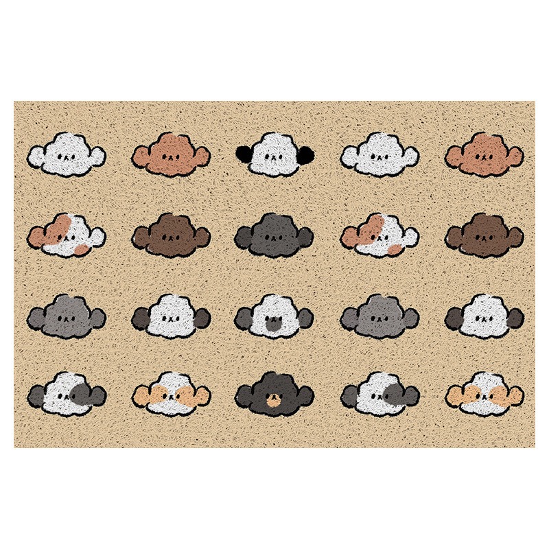 可愛貓砂盆寵物專用地墊（貓砂防濺）-規格圖4