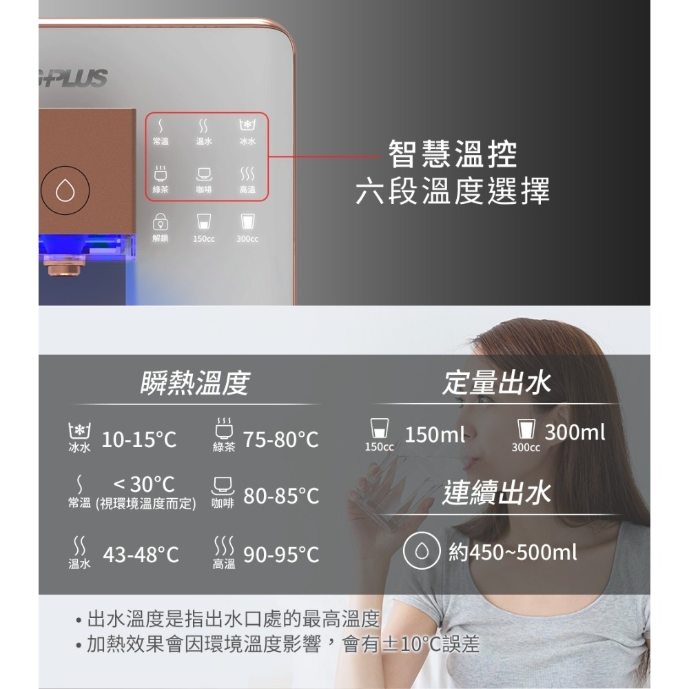 G-PLUS  GP純喝水-RO尊爵版瞬熱開飲機GP-W02HR-細節圖6