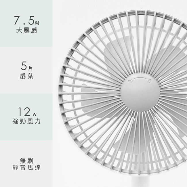 KINYO  USB靜音桌立風扇 -UF-8705-細節圖4