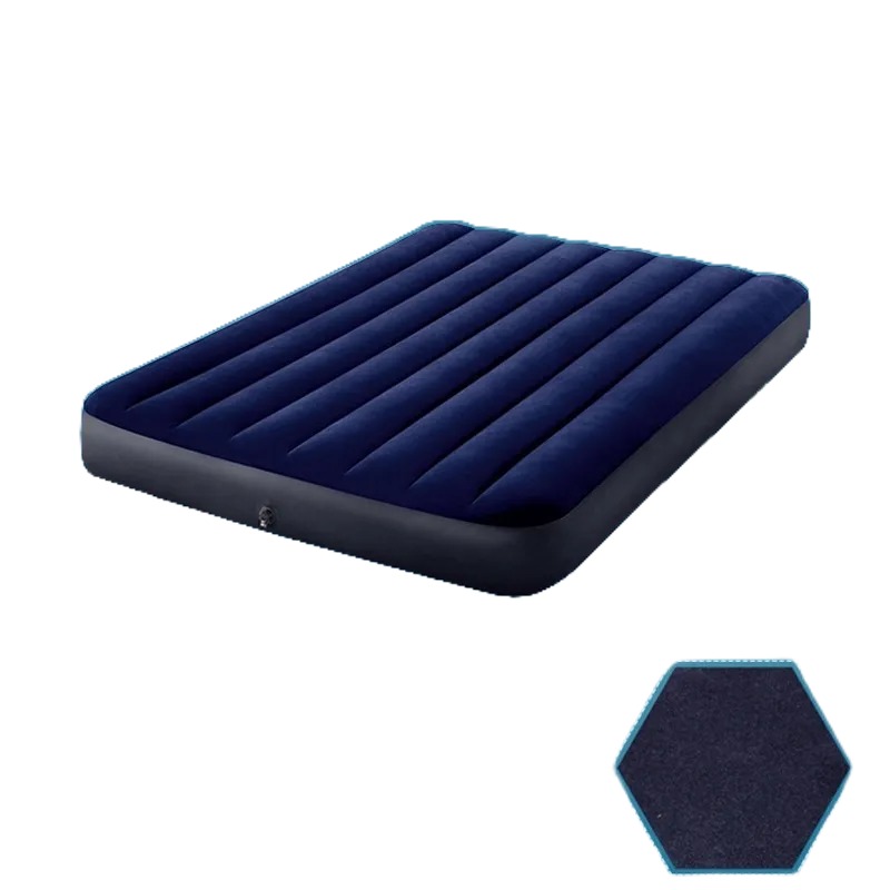 美國㊣ Intex 充氣床墊 充氣床 露營睡墊 藍綠兩色可選 收貨破損免運費更換 輕便床 自動充氣床-細節圖2