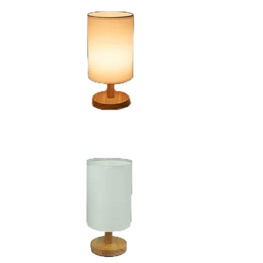 『台灣24H出貨』LED北歐床頭燈 北歐檯燈 復古檯燈 實木檯燈 小夜燈 桌燈 裝飾燈 床頭檯燈 可調光檯燈 床頭燈-細節圖2