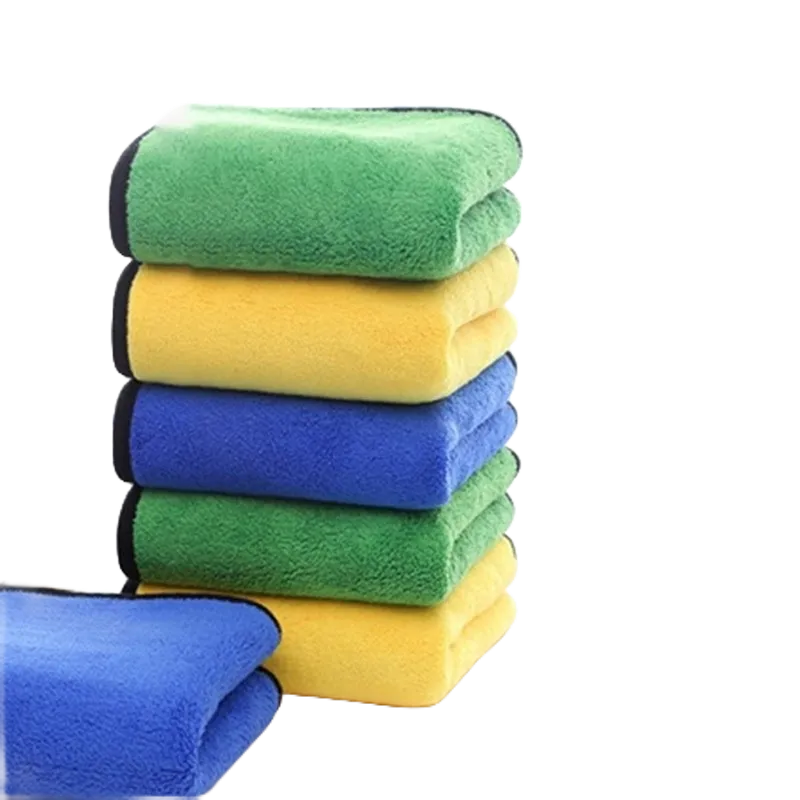 『台灣24H出貨』雙面珊瑚絨抹布 絨抹布 絨毛抹布 超厚超吸水 細纖維抹布 擦拭布 擦手巾珊瑚絨抹布 洗車毛巾 擦拭巾-細節圖2