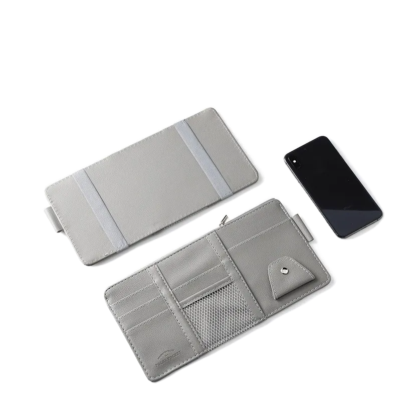 『台灣24H出貨』車用遮陽板收納 車用收納包 多功能收納包 汽車遮陽板 車用收納 車用遮陽板 遮陽板收納袋 汽車遮陽板收-細節圖2