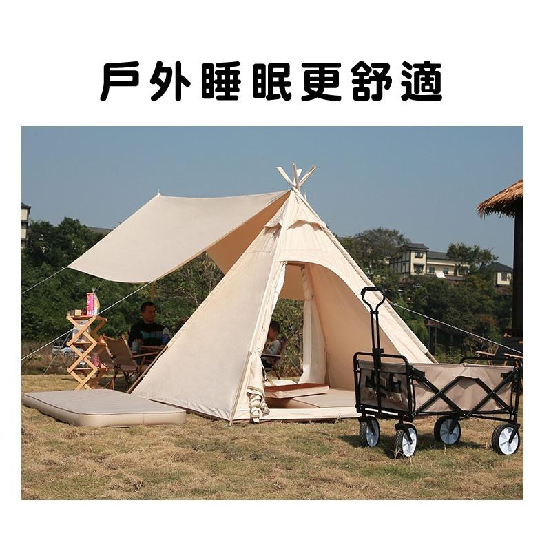 『台灣24H出貨』加厚自動充氣睡墊 單人睡墊 雙人床墊 充氣墊10公分厚睡墊 露營睡墊 宿舍床墊 加厚睡墊 睡墊 床墊-細節圖4