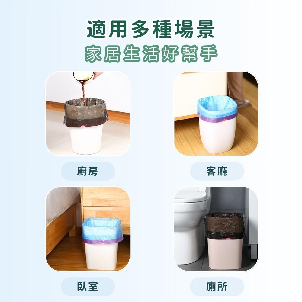 『台灣24H出貨』抽繩垃圾袋 家用垃圾袋 束口垃圾袋 環保垃圾袋 環保清潔袋 拉繩垃圾袋 手提垃圾袋 加厚垃圾袋 塑膠袋-細節圖9