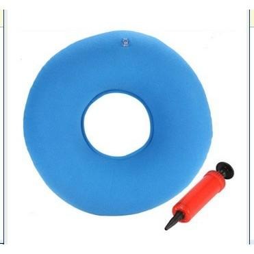 『台灣24H出貨』防褥瘡坐墊圈 痔瘡防護墊 充氣防痔瘡 體位墊 充氣坐墊 卧床老人病人防痔 坐墊褥瘡墊 圓形氣墊 透氣椅-細節圖2