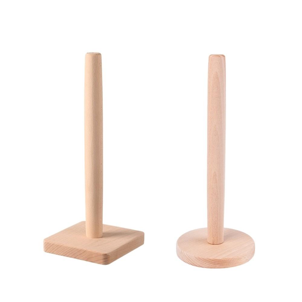 『台灣24H出貨』捲筒紙巾架 擦手紙架 家用櫸木卷紙架 卷紙收納架 櫸木杯架 馬克杯架 創意杯子架 家用杯子瀝水置物架-細節圖2