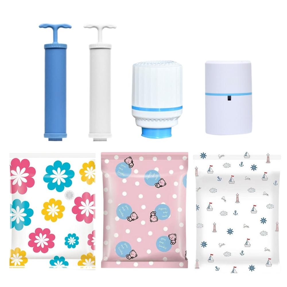 『台灣24H出貨』真空壓縮袋 羽絨服棉被專用收納袋 衣物棉被真空壓縮袋 加大加厚壓縮袋 抽氣式壓縮袋 真空抽氣壓縮袋-細節圖2