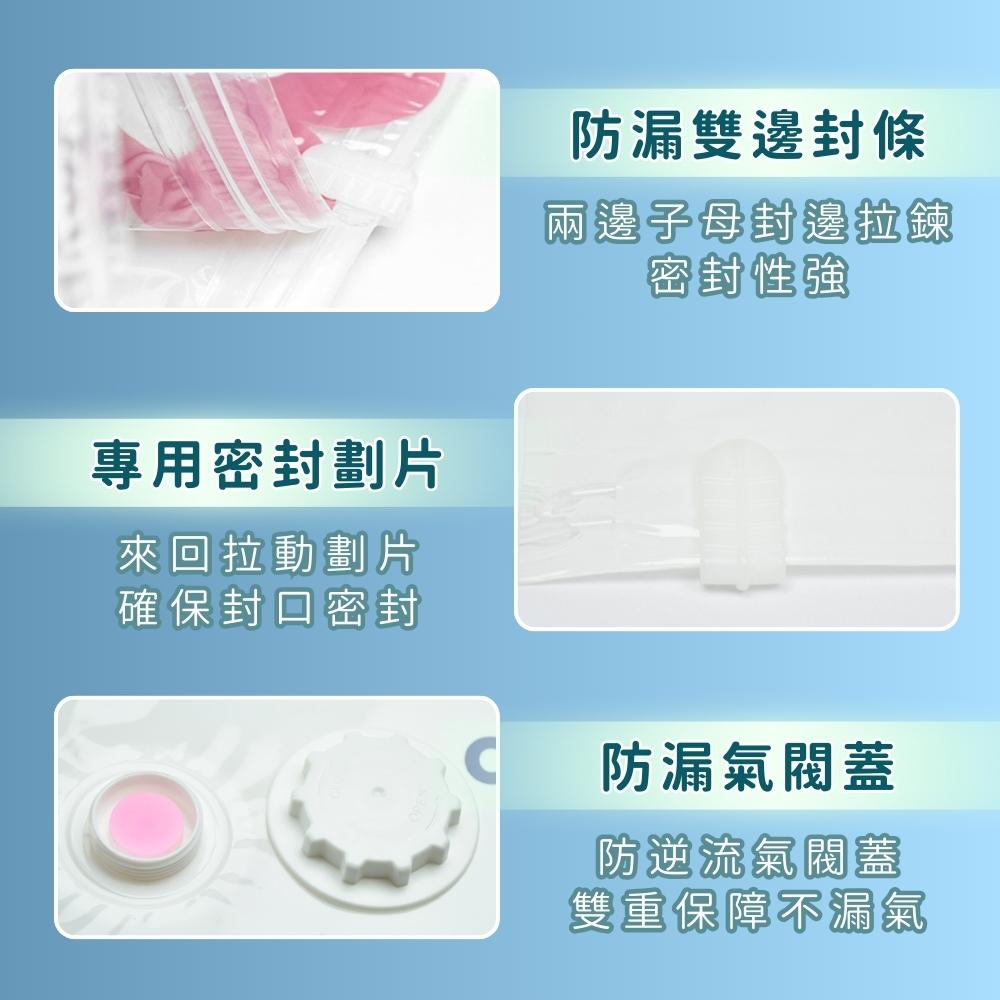 『台灣24H出貨』真空壓縮袋 羽絨服棉被專用收納袋 衣物棉被真空壓縮袋 加大加厚壓縮袋 抽氣式壓縮袋 真空抽氣壓縮袋-細節圖6