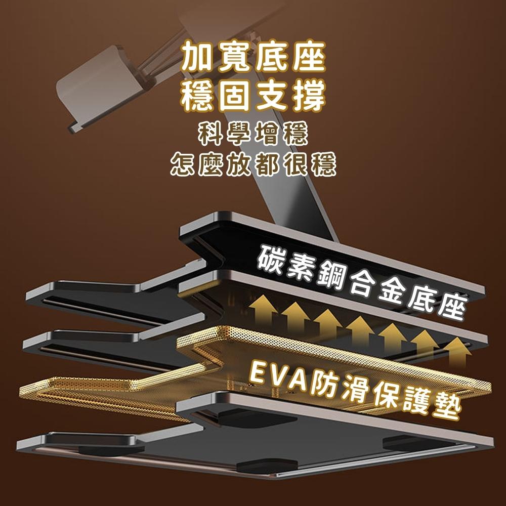 『台灣24H出貨』合金旋轉平板支架 可旋轉平板支架 桌面折疊平板支架 摟空散熱支架 平板電腦支架 IPAD適用支架 支撐-細節圖5