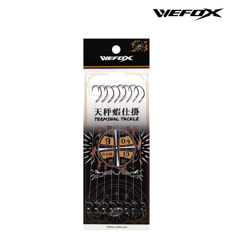 【星光釣具】 V-FOX 鉅灣 釣蝦仕掛WEFOX 使用日本SHARP蝦鉤 精靈環 天秤蝦仕掛 天平單鉤 蝦鈎-細節圖2