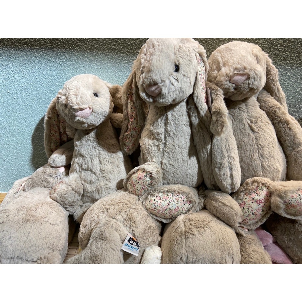 Jellycat代購區兔兔鑰匙圈安撫兔兔彌月禮物滿月禮物兒童節禮物-規格圖7