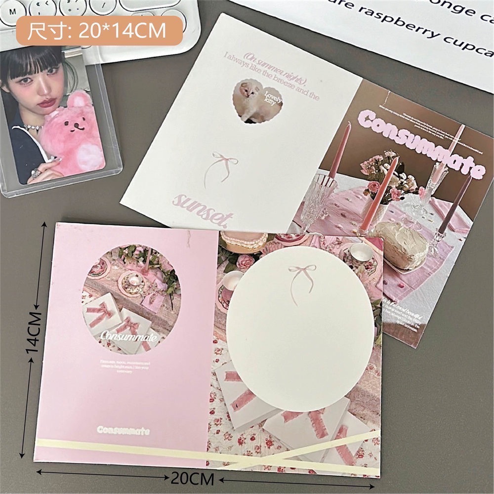 Jane’s 簡飾生活｜ins 對折卡10入♥-細節圖6