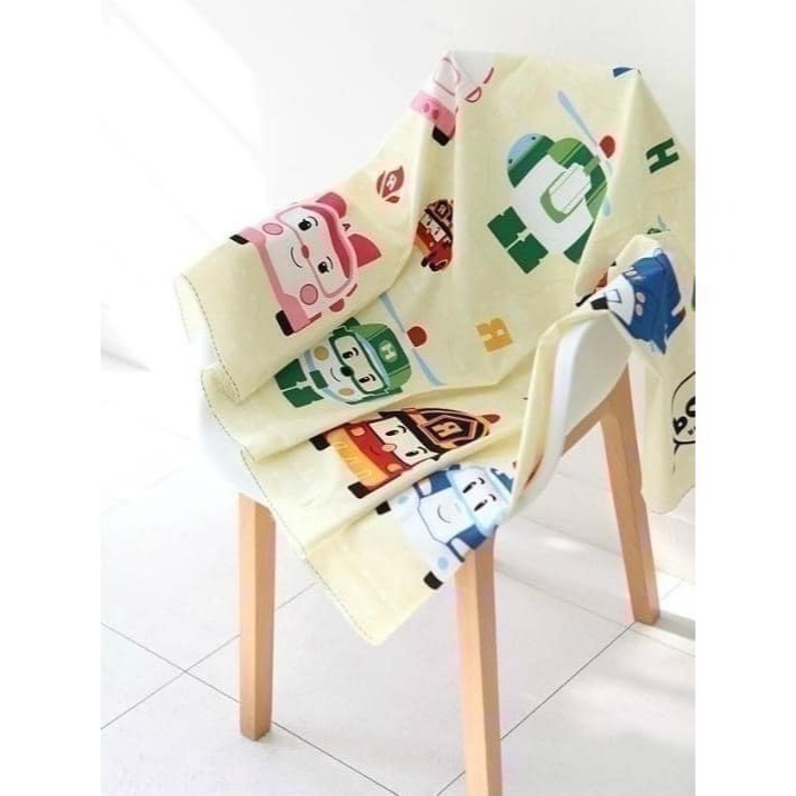 🔥一份含全部圖案🔥韓國布 純棉布 Poli波力 定位布 抱枕 娃娃材料 毯子 被子 安寶 赫利 羅伊 版權布 萬-細節圖3