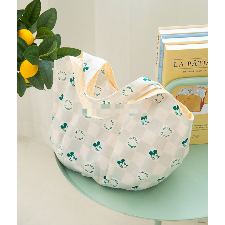 🌸現貨🌸韓國布 純棉布 版權布 迪士尼 米奇與好朋友系列 C方格米奇-細節圖4