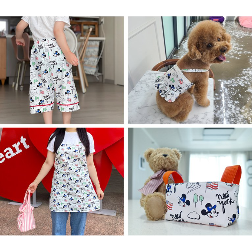 🌸現貨🌸韓國布 純棉布 版權布 迪士尼 NewYork大聯盟棒球米奇 棒球布料 球類-細節圖3