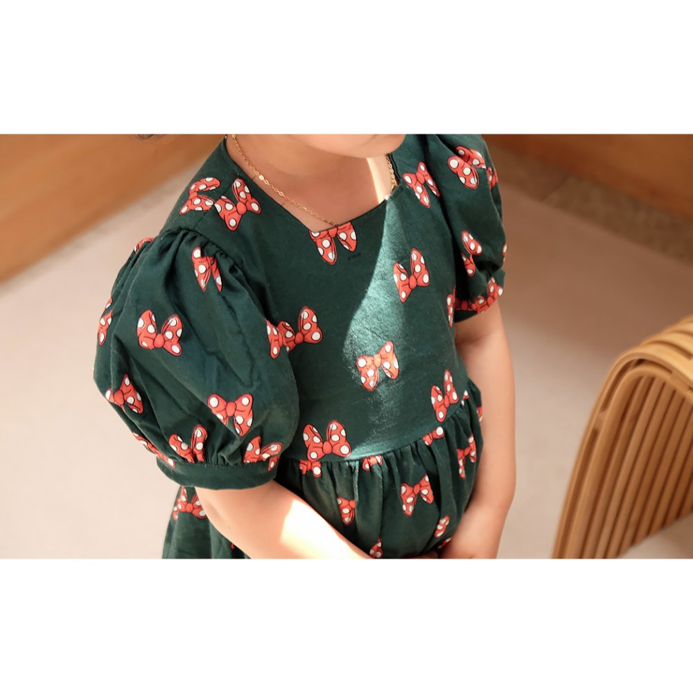 🌸現貨🌸韓國布 純棉布 迪士尼 黃金假期系列 米奇 米妮 蝴蝶結 布料 韓國布 薄棉布 棉布 手作 DIY-細節圖5