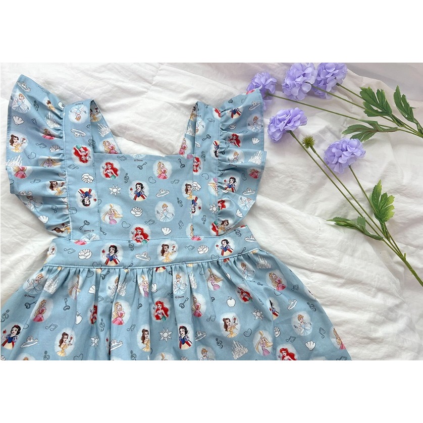 🌸現貨🌸韓國布 純棉布 版權布 迪士尼 冬季公主們 小美人魚 白雪公主 美女與野獸 長髮公主-細節圖7