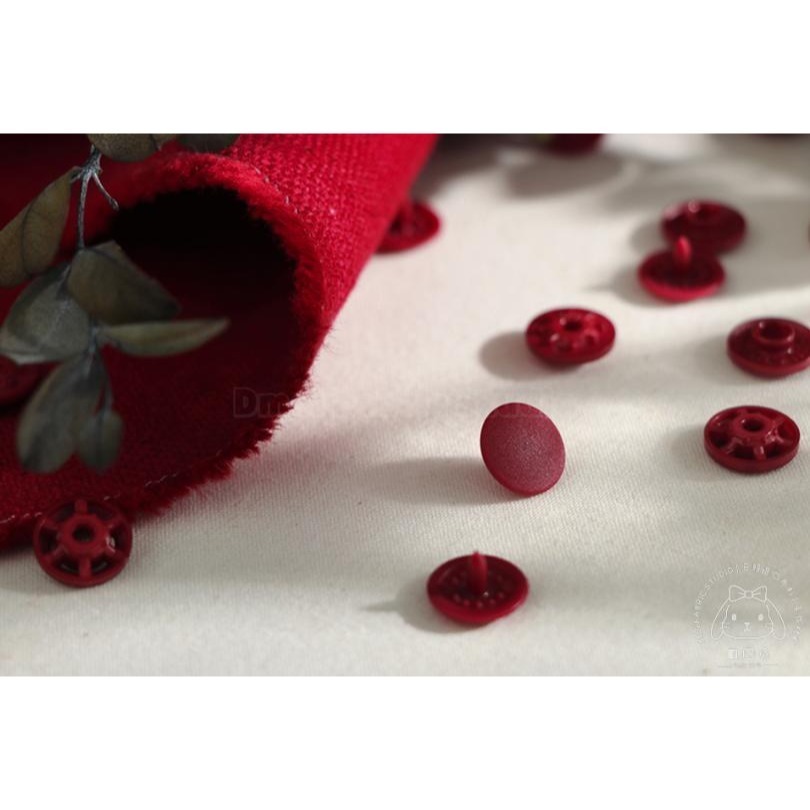 🔥現貨🔥日本製🇯🇵 霧面四合扣 11.5mm 酒紅色-細節圖2