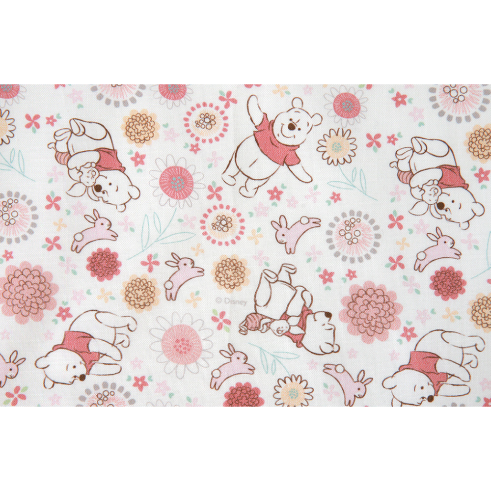 🌸現貨🌸韓國布 純棉布 版權布 迪士尼100周年系列 版權布 小熊維尼與小豬-兔子公園-細節圖3