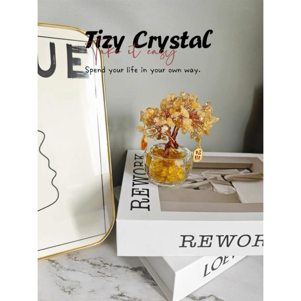 職場必備🔥天然水晶樹❗️送禮自用，招財擋煞第一首選-細節圖3