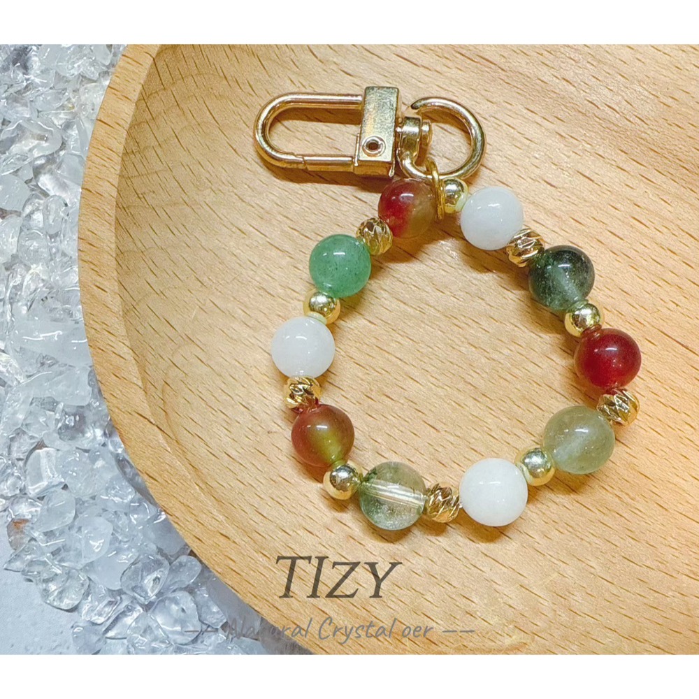 Tizy文創🌟水晶串珠吊飾❗️ 背包吊飾 可愛小物❤️手鏈水晶-規格圖8