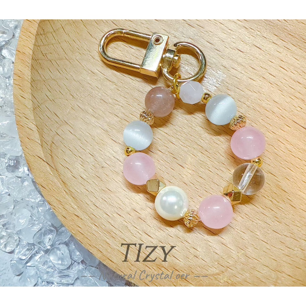 Tizy文創🌟水晶串珠吊飾❗️ 背包吊飾 可愛小物❤️手鏈水晶-規格圖8