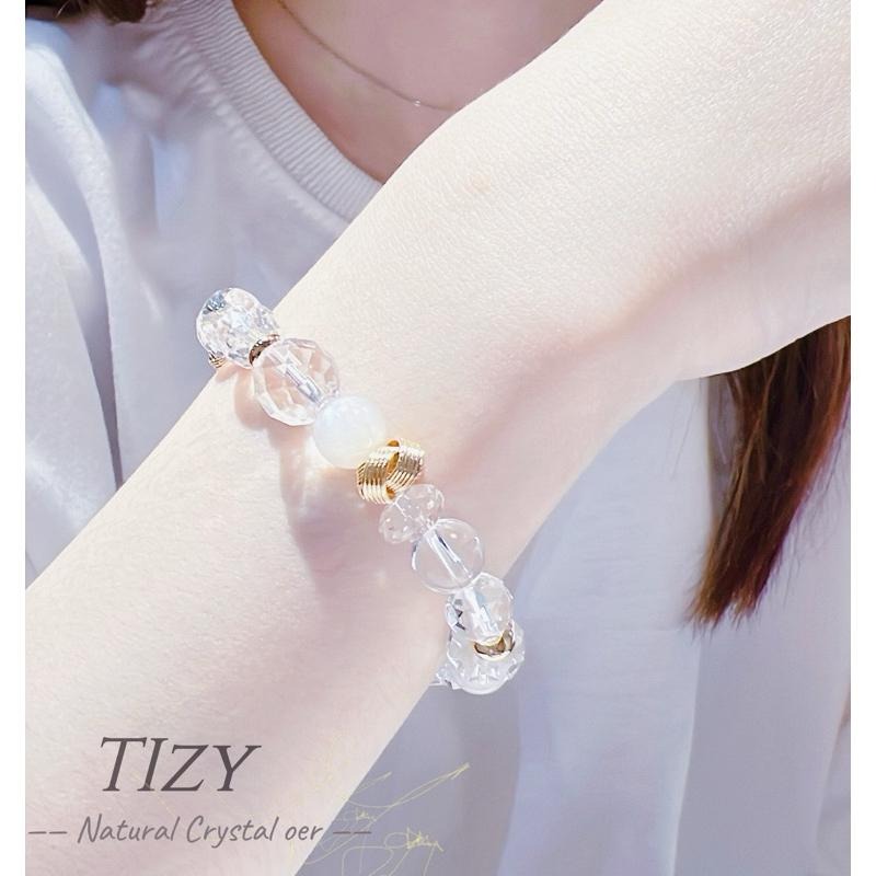 Tizy原創🤍白水晶白月光手鍊❗️顯白系列 水晶-細節圖2
