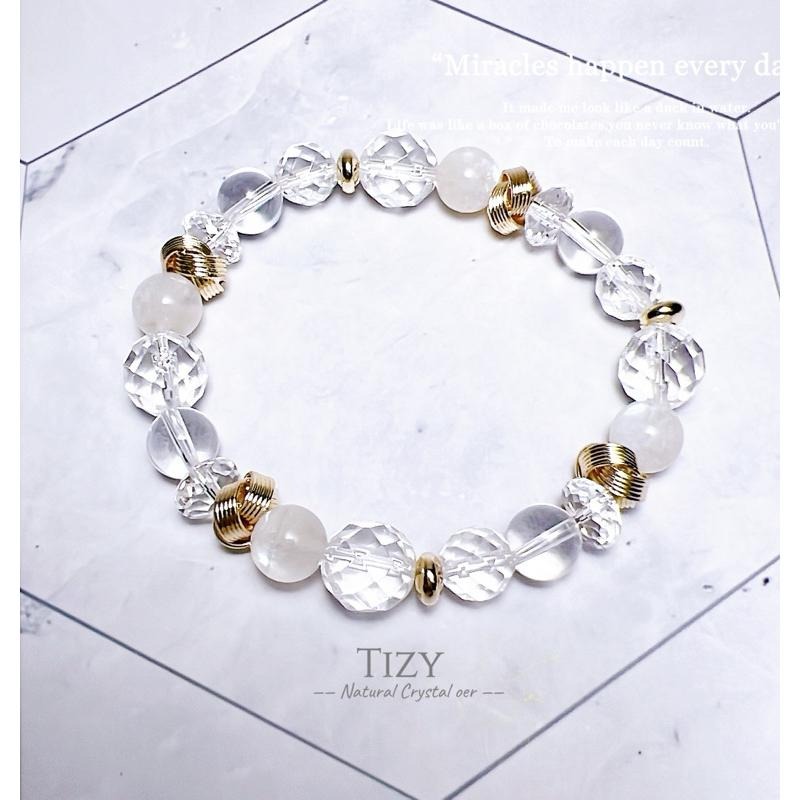 Tizy原創🤍白水晶白月光手鍊❗️顯白系列 水晶-細節圖4