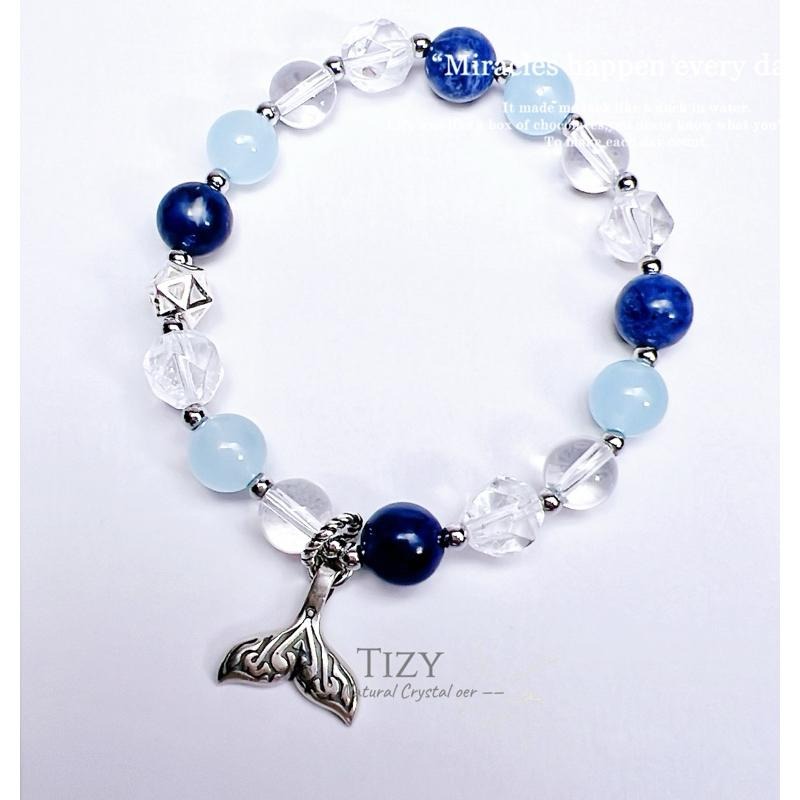 Tizy水晶💎 太陽🌞森林🌳海洋🌊水晶手鍊❗️925銀-細節圖2