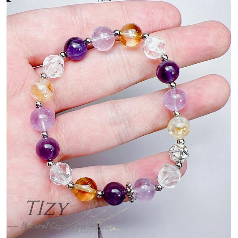 Tizy水晶💎 太陽🌞森林🌳海洋🌊水晶手鍊❗️925銀-細節圖4