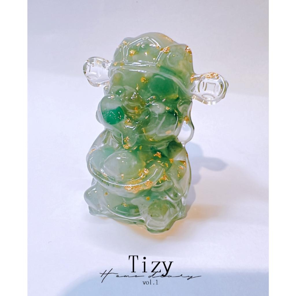〔Tizy手作擺設〕開光新品 招財財神爺💵天然水晶碎石🤩招財、擋煞、防小人🤩-細節圖2
