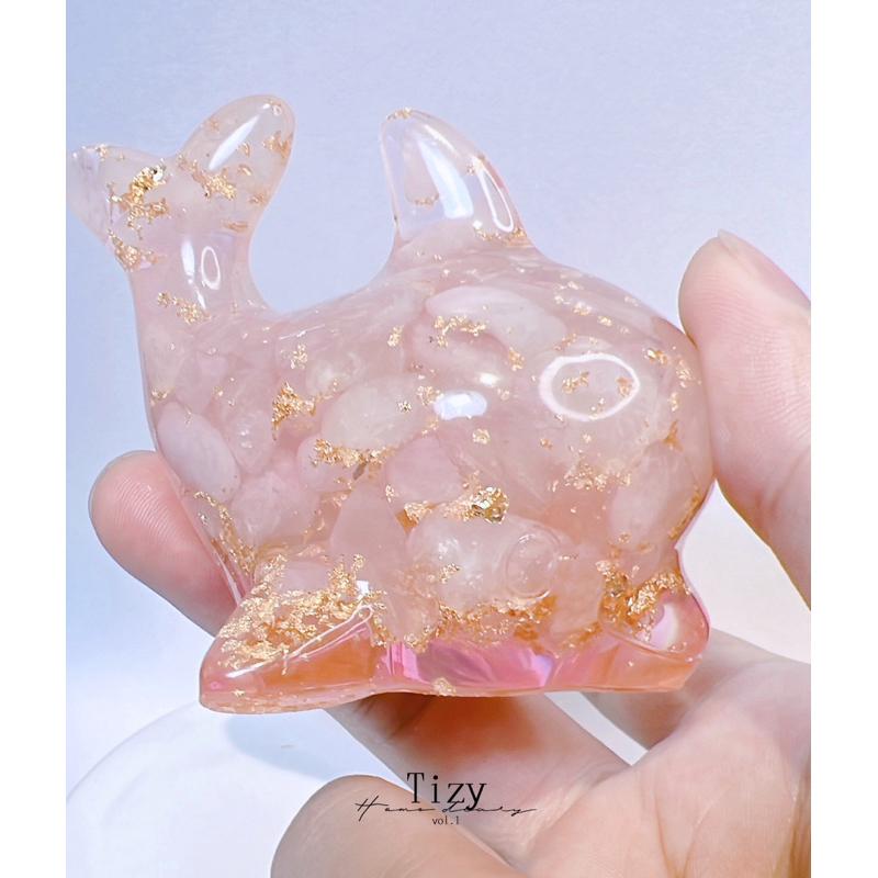 〔Tizy手作擺設〕水晶海豚🐬象徵純潔的愛情-細節圖3