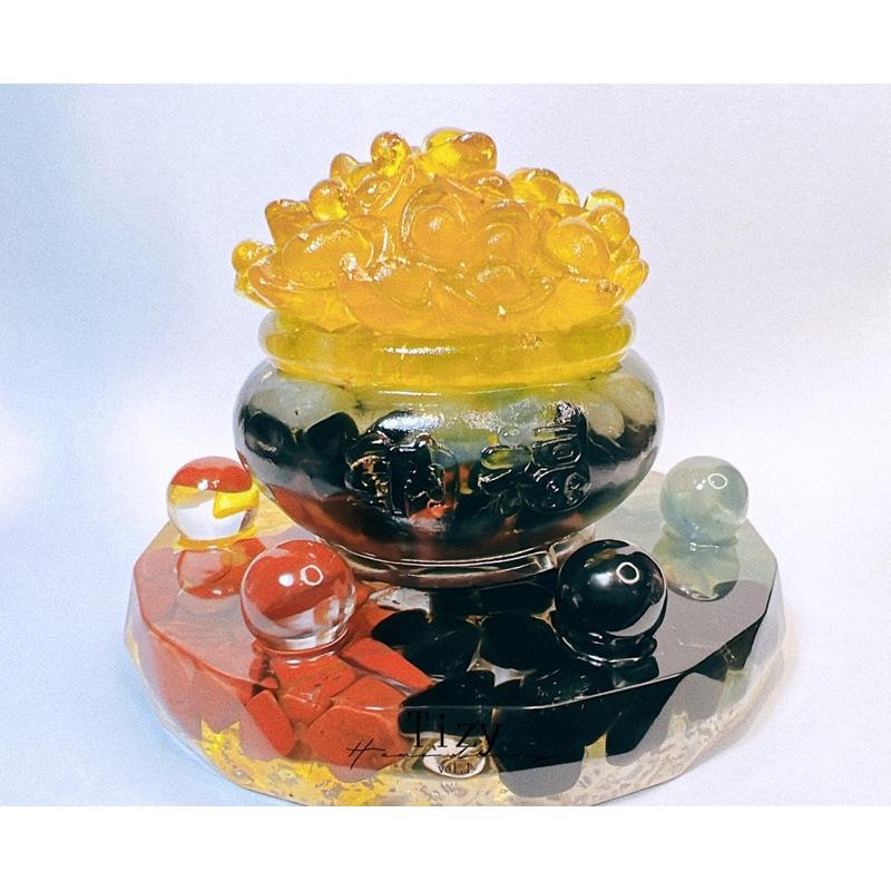 〔Tizy手作擺設〕五行聚寶盆💰聚財🔥補財庫❗️-細節圖3