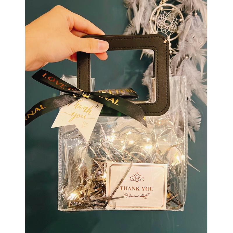 pvc時尚透明包裝袋 送禮 禮物包裝🎁小禮物袋🎀-細節圖4