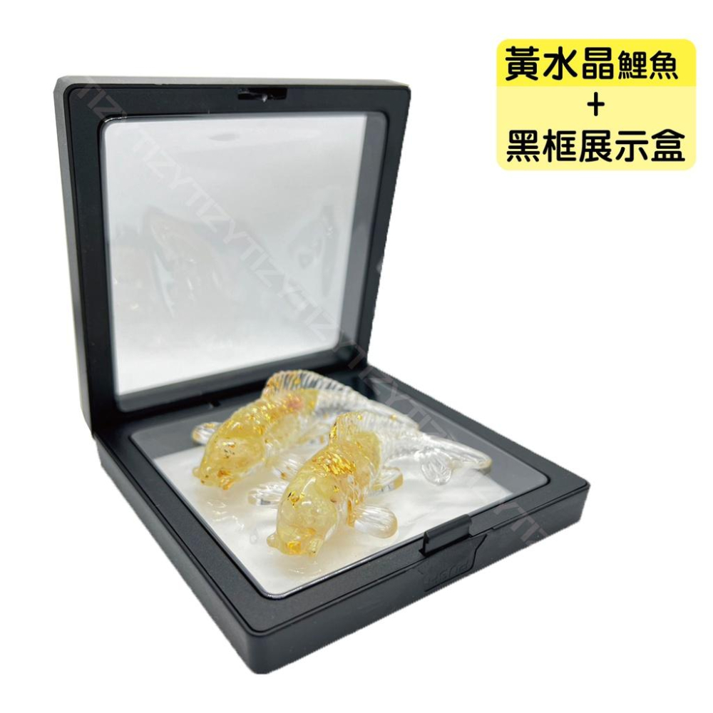 〔Tizy手作擺設〕❗️招財🔥金箔水晶❗️鯉魚-細節圖5