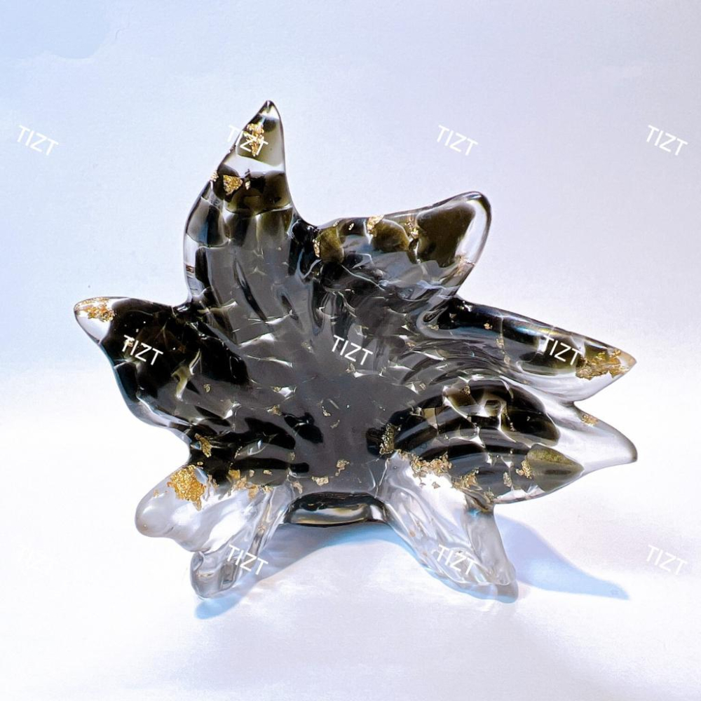 〔Tizy手作擺設〕天然水晶 擋煞黑金魚🐟護身避邪、防小人、開光-細節圖5