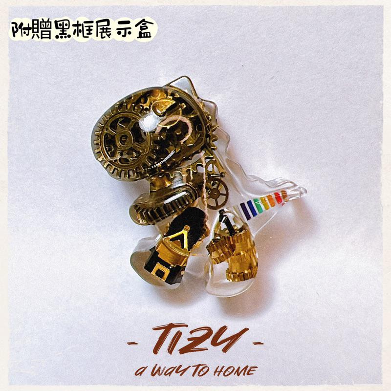 ［Tizy手作吊飾］台灣暴力招財🔥電容恐龍🦕鑰匙圈、項鍊、吊飾、禮物、送禮-細節圖4