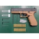 【模型娜】特價 模立方GLOCK 17 G17/反吹/拋殼/激光/解壓玩具/沙黑/全黑/預購/現貨-規格圖3
