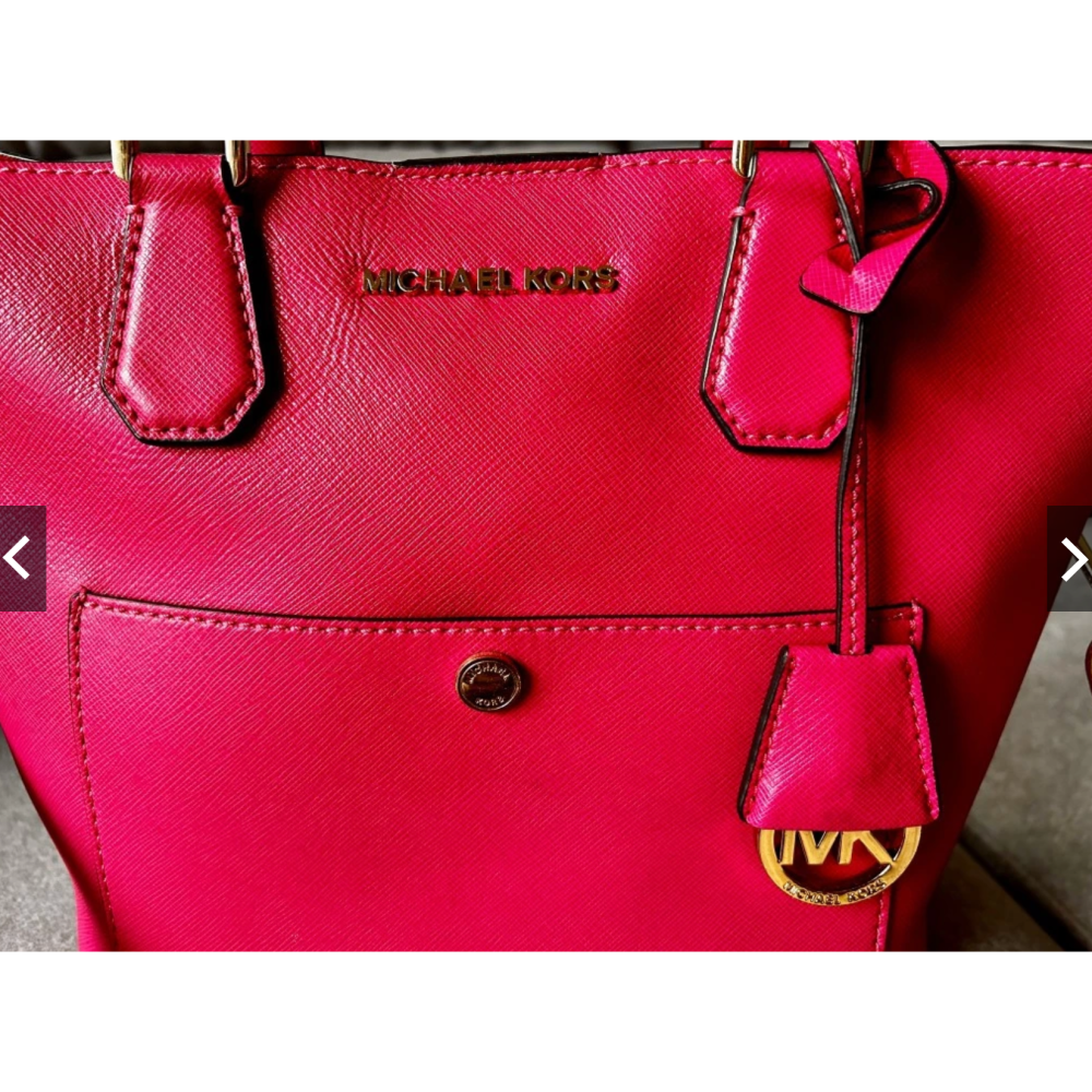 請私訊 [近全新 正品] MICHAEL KORS MK Jet Set 小號托特包-細節圖4