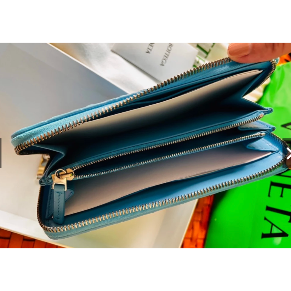 請私訊 全新【原價31600】BV BOTTEGA VENETA 皮夾 長夾 錢包-細節圖2