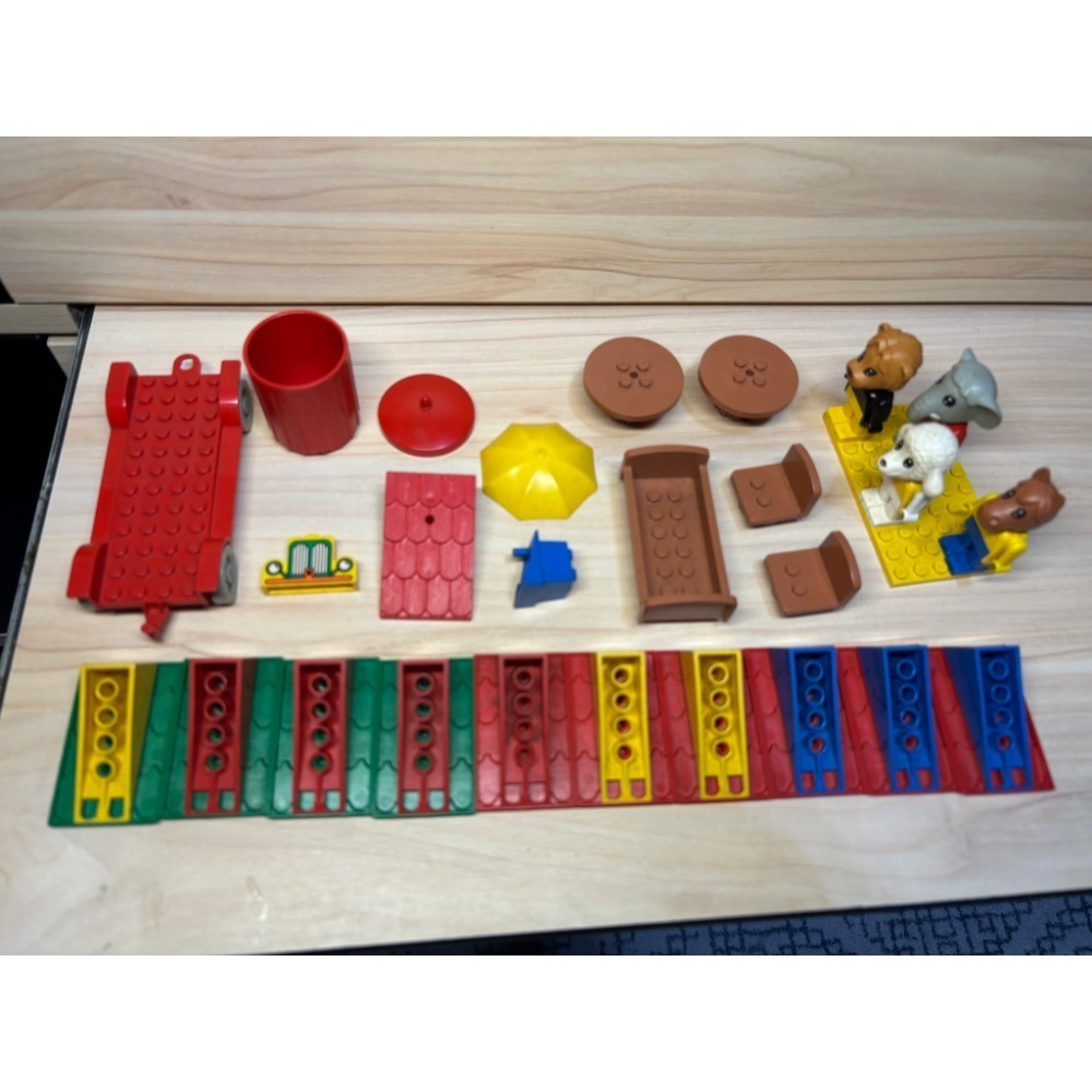 _(´ཀ`」LEGO 3678 The Fabuland House 1982年發行 有缺件 如照片 (古董品)-細節圖5