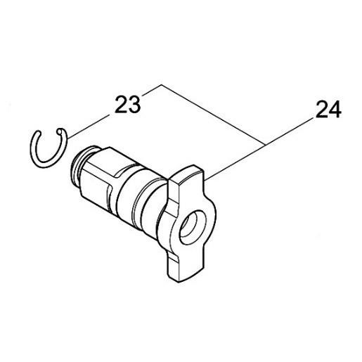 ~永銓工具~ MAKITA DTW1001 六分主軸心 (含C型扣) #24#原廠新品#D3-1 #135803-4-細節圖4