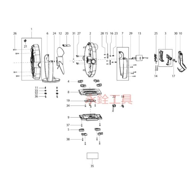 ~永銓工具~ MAKITA CF100D 電路板 #20 #原廠品 #G2-4 #TE00000194-細節圖2